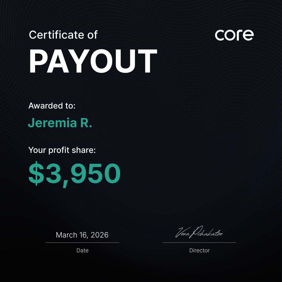 Payout-Zertifikat über $3.950 vom 16. März 2026 für Jeremia Rall
